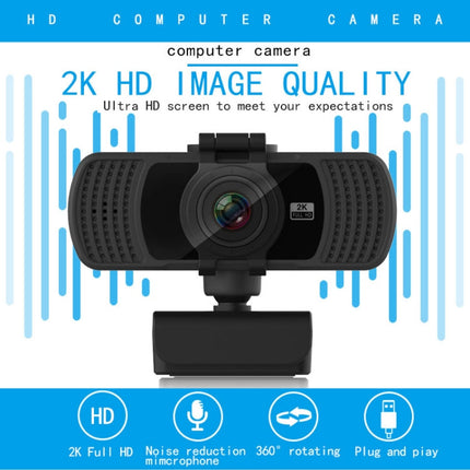 Richwell PC-06 Mini 360 Degrees Rotating 4.0 MP HD Auto Focus PC Webcam with Noise Reduction Microphone