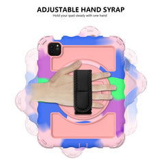 For iPad Air 4 / 10.8 inch (2020) 360 Degree Rotation PC + Silicone Shockproof Combination Case with Holder & Hand Grip Strap & Neck Strap & Pen Slot Holder, For iPad Air 2022 / 2020 10.9