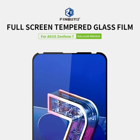 PINWUYO 9H 2.5D Full Screen Tempered Glass Film, For ASUS Zenfone7 / ZS670KL, For Realme X50, For Realme X50 Pro, For Samsung Galaxy M31S