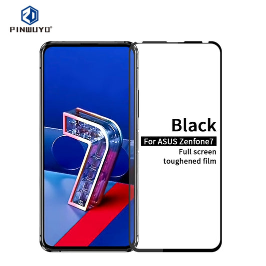 PINWUYO 9H 2.5D Full Screen Tempered Glass Film, For ASUS Zenfone7 / ZS670KL, For Realme X50, For Realme X50 Pro, For Samsung Galaxy M31S