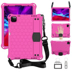 For iPad Air 2022 / 2020 10.9 / Rose Red+Black