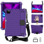 For iPad Air 2022 / 2020 10.9 / Purple+Black
