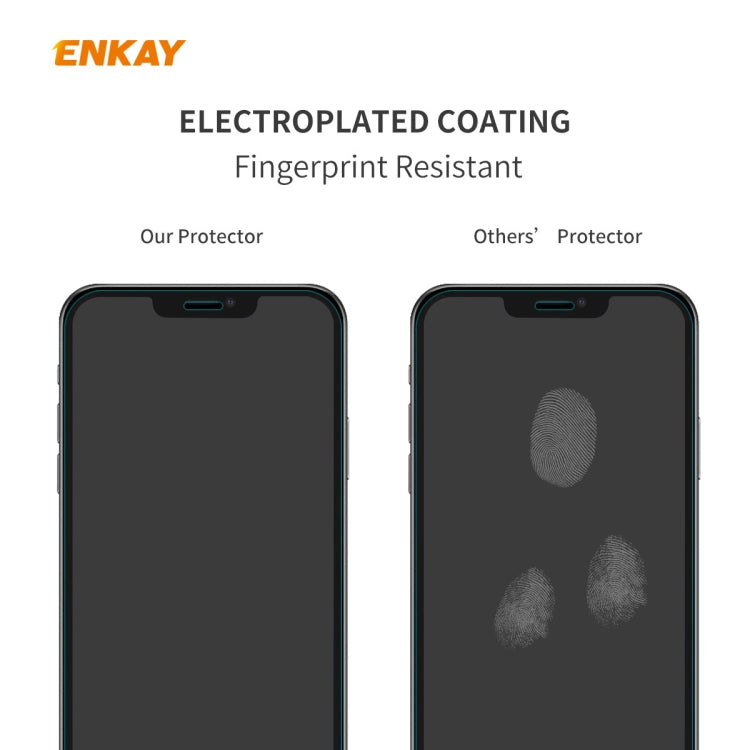 10 PCS ENKAY Hat-Prince 0.26mm 9H 2.5D Curved Edge Explosion-proof Tempered Glass Film, For iPhone 12 mini, For iPhone iPhone 12 / 12 Pro, For iPhone 12 Pro Max