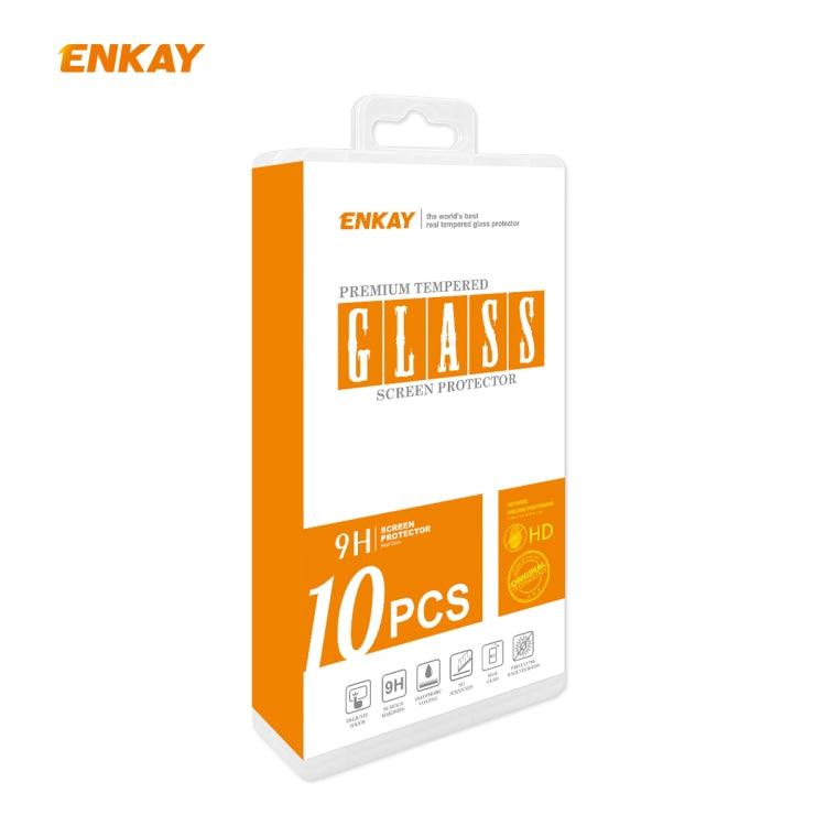 10 PCS ENKAY Hat-Prince Full Glue 0.26mm 9H 2.5D Tempered Glass Full Coverage Film, For iPhone 12 mini 10 PCS, For iPhone 12 / 12 Pro 10 PCS, For iPhone 12 Pro Max 10 PCS