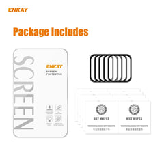 5 PCS For Apple Watch Series 6/5/4/SE 44mm ENKAY Hat-Prince 3D Full Screen PET Curved Hot Bending HD Screen Protector Film, For Apple Watch Series 6/5/4/SE 44mm