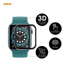 10 PCS ENKAY Hat-Prince 3D Full Screen Soft PC Edge + PMMA HD Screen Protector Film, For Apple Watch 6/5/4/SE 44mm, For Apple Watch 6/5/4/SE 40mm