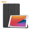 For iPad 10.2 2020 / 2019 ENKAY ENK-8014 PU Leather + Plastic Smart Case with Three-folding Holder