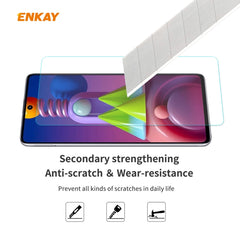 2 PCS ENKAY Hat-Prince 0.26mm 9H 2.5D Curved Edge Tempered Glass Film, For Samsung Galaxy M51, For Samsung Galaxy A42 5G, For Xiaomi Poco X3 / X3 NFC