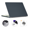 For MacBook Air 13.6 2022/2024 A2681 M2 / A3113 M3 EU Version ENKAY 3 in 1 Matte Laptop Case with TPU Keyboard Film / Anti-dust Plugs, 3 in 1 EU Version