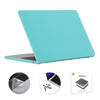 For MacBook Air 13.6 2022/2024 A2681 M2 / A3113 M3 EU Version ENKAY 3 in 1 Matte Laptop Case with TPU Keyboard Film / Anti-dust Plugs, 3 in 1 EU Version