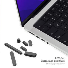For MacBook Air 13.6 2022/2024 A2681 M2 / A3113 M3 EU Version ENKAY 3 in 1 Matte Laptop Case with TPU Keyboard Film / Anti-dust Plugs, 3 in 1 EU Version