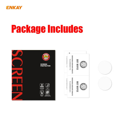 2 PCS ENKAY Hat-Prince Clear HD PET Screen Protector Film, For Samsung Galaxy Watch3 45mm, For Samsung Galaxy Watch3 41mm