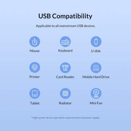 ORICO TWU3-7A-BK 7-Port USB 3.0 HUB, TWU3-7A