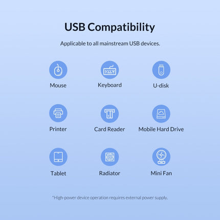 ORICO TWU3-7A-BK 7-Port USB 3.0 HUB, TWU3-7A