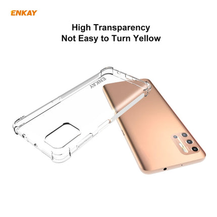 Hat-Prince ENKAY Clear TPU Shockproof Case Soft Anti-slip Cover + 0.26mm 9H 2.5D Tempered Glass Protector Film, For Motorola Moto G9 Plus, For Motorola Moto G9 / G9 Play, For Samsung Galaxy A42 5G, For Samsung Galaxy M31s, for Sony Xperia 5 II���������...