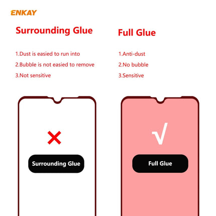 Hat-Prince ENKAY Clear TPU Shockproof Case Soft Anti-slip Cover + 0.26mm 9H 2.5D Full Glue Full Coverage Tempered Glass Protector Film, For Motorola Moto G9 / G9 Play, For Xiaomi Redmi 9A, For Xiaomi Redmi 9C, For Xiaomi 10T 5G / 10T Pro 5G������������...