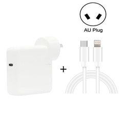 2 in 1 PD3.0 30W USB-C / Type-C Travel Charger with Detachable Foot + PD3.0 3A USB-C / Type-C to 8 Pin Fast Charge Data Cable Set, Cable Length: 1m, AU Plug