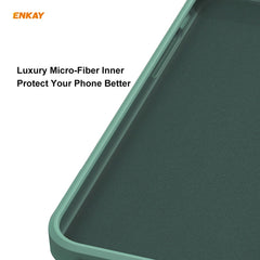 ENKAY ENK-PC071 Hat-Prince Liquid Silicone Straight Edge Shockproof Protective Case For iPhone XS / X, For iPhone XS