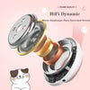 TN-28 3.5mm Bluetooth 5.0 Dual Connection RGB Cat Ear Bass Stereo Noise-cancelling Headphones Support TF Card With Mic