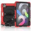 For iPad Air 2020 10.9 Shockproof Black Silica Gel + Colorful PC Protective Case, For iPad Air 2022 / 2020 10.9