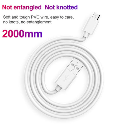 XJ-012 3A USB Male to Micro USB Male Fast Charging Data Cable, Length: 2m