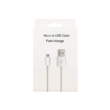 XJ-012 3A USB Male to Micro USB Male Fast Charging Data Cable, Length: 2m