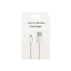 XJ-012 3A USB Male to Micro USB Male Fast Charging Data Cable, Length: 2m, 2m