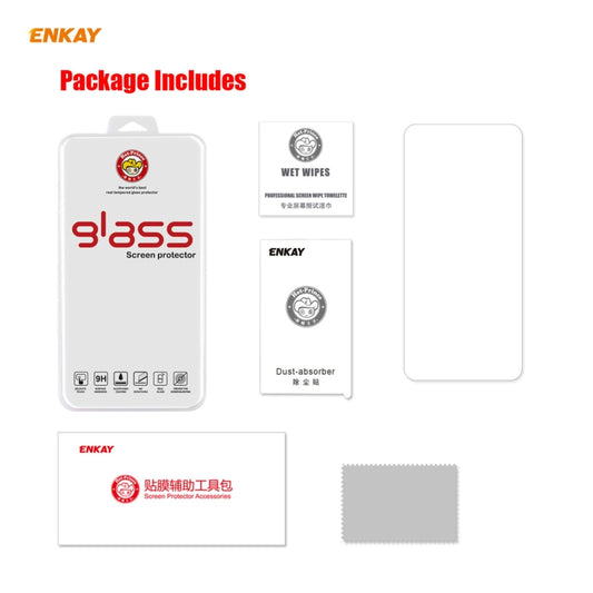 ENKAY Hat-Prince 0.26mm 9H 2.5D Curved Edge Tempered Glass Film, For LG K42 / K52 / K62, For Huawei P Smart 2021, For Xiaomi Redmi K30s Ultra, For Xiaomi Poco M3, For Motorola Moto G 5G, For OnePlus 8T, For OnePlus Nord N10 5G, For OnePlus Nord N100