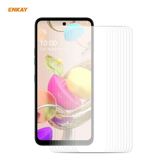 10 PCS ENKAY Hat-Prince 0.26mm 9H 2.5D Curved Edge Tempered Glass Film, For LG K42 / K52 / K62, For Huawei P Smart 2021, For Xiaomi Redmi K30s Ultra, For Xiaomi Poco M3, For Motorola Moto G 5G, For OnePlus 8T, For OnePlus Nord N10 5G�������������������...
