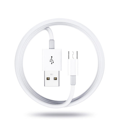 XJ-023 2 PCS USB Male to Micro USB Male Interface Charge Cable, Length: 1m, Micro USB