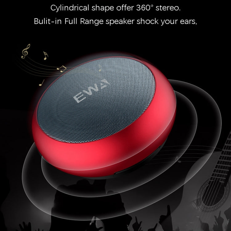 EWA A110 IPX5 Waterproof Portable Mini Metal Wireless Bluetooth Speaker Supports 3.5mm Audio & 32GB TF Card & Calls