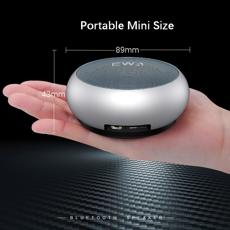 EWA A110 IPX5 Waterproof Portable Mini Metal Wireless Bluetooth Speaker Supports 3.5mm Audio & 32GB TF Card & Calls