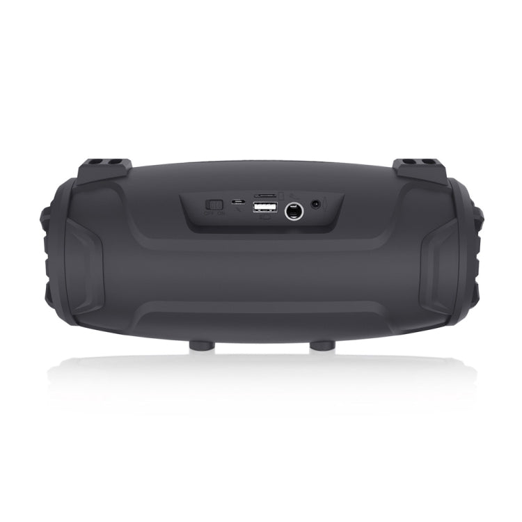 NewRixing NR3026M TWS Outdoor Portable K-song Wireless Bluetooth Speaker High-power Aduio Amplifer with Shoulder Strap & Microphone, Support TF Card / FM