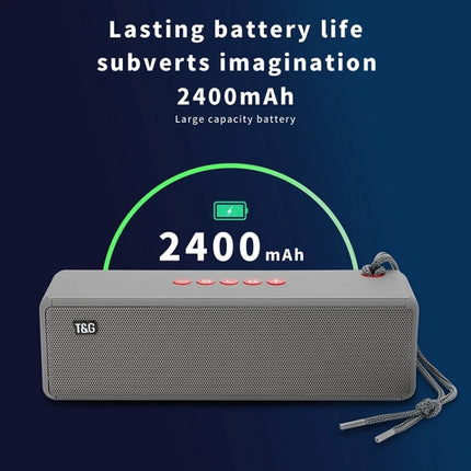 T&G TG271 TWS Subwoofer Bluetooth Speaker With Braided Rope, Support USB/AUX/TF Card/FM