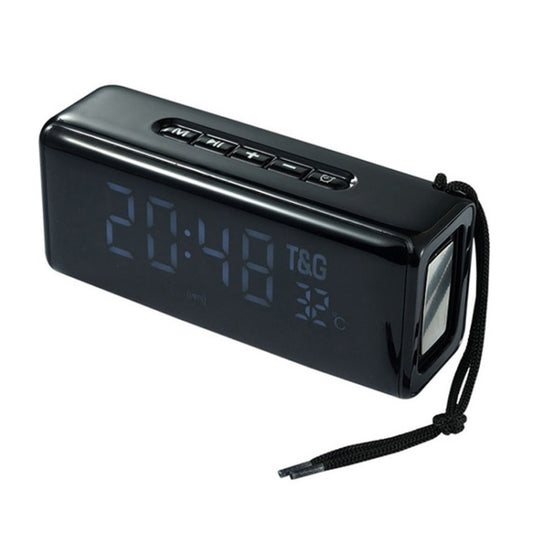 T&G TG174 TWS Mmirror Bluetooth Speaker, Support Alarm Clock / Time & Temperature Display / Micro SD Card / FM / MP3