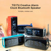 T&G TG174 TWS Mmirror Bluetooth Speaker, Support Alarm Clock / Time & Temperature Display / Micro SD Card / FM / MP3