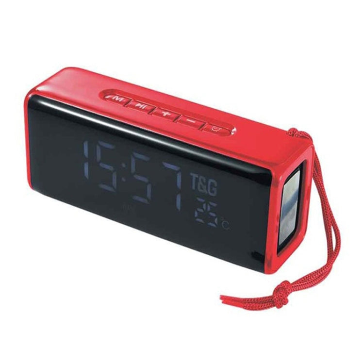 T&G TG174 TWS Mmirror Bluetooth Speaker, Support Alarm Clock / Time & Temperature Display / Micro SD Card / FM / MP3