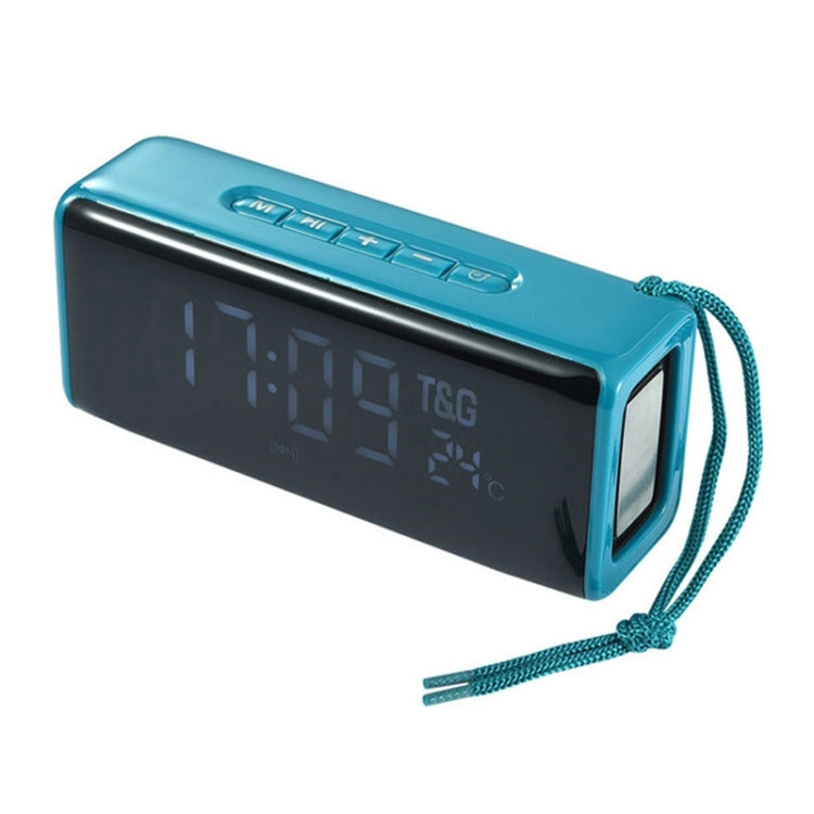 T&G TG174 TWS Mmirror Bluetooth Speaker, Support Alarm Clock / Time & Temperature Display / Micro SD Card / FM / MP3