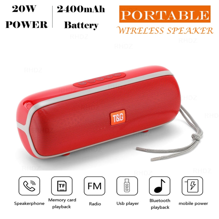 T&G TG183 TWS Mini Wireless Bluetooth Speaker, Supports AUX / USB 2.0 / FM / 32GB TF Card or Micro SD Card