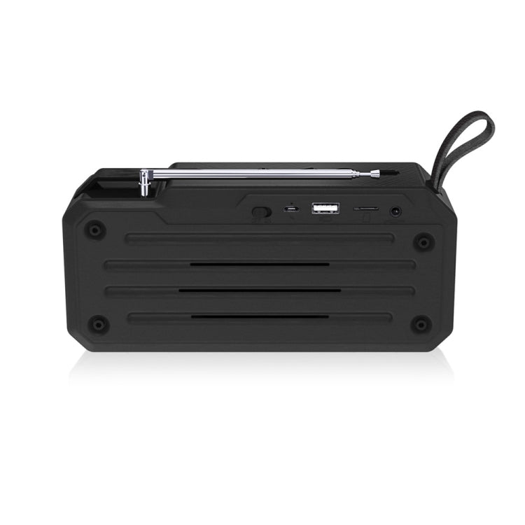 NewRixing NR4018FM TWS Portable Stereo Bluetooth Speaker, Support TF Card / FM / 3.5mm AUX / U Disk / Hands-free Call