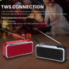 NewRixing NR4018FM TWS Portable Stereo Bluetooth Speaker, Support TF Card / FM / 3.5mm AUX / U Disk / Hands-free Call