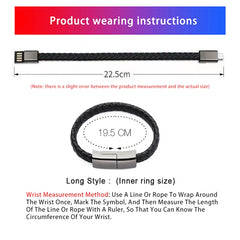 XJ-26 2.4A USB to Micro USB Creative Bracelet Data Cable, Cable Length: 22.5cm, XJ-26 Micro USB, 22.5cm Micro USB