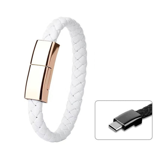 XJ-27 3A USB to Type-C Creative Bracelet Data Cable, Cable Length: 22.5cm, XJ-27 Type-C, 22.5cm Type-C