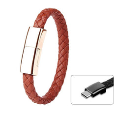 XJ-27 3A USB to Type-C Creative Bracelet Data Cable, Cable Length: 22.5cm, XJ-27 Type-C, 22.5cm Type-C