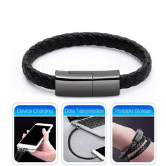 XJ-27 3A USB to Type-C Creative Bracelet Data Cable, Cable Length: 22.5cm, XJ-27 Type-C, 22.5cm Type-C