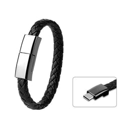 XJ-27 3A USB to Type-C Creative Bracelet Data Cable, Cable Length: 22.5cm, XJ-27 Type-C, 22.5cm Type-C