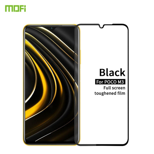 MOFI 9H 2.5D Full Screen Tempered Glass Film, For Xiaomi Poco M3, For OnePlus Nord N10, For OnePlus Nord N100, For Xiaomi Redmi Note9 5G
