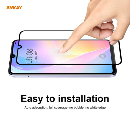 ENKAY Hat-Prince Full Glue 0.26mm 9H 2.5D Tempered Glass Full Coverage Film, For Huawei Nova 8 SE, For Samsung Galaxy A12 (1 PC), For OnePlus Nord N10 5G, For OnePlus Nord N100