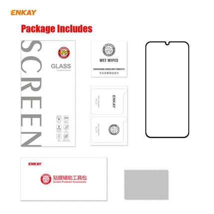 ENKAY Hat-Prince Full Glue 0.26mm 9H 2.5D Tempered Glass Full Coverage Film, For Huawei Nova 8 SE, For Samsung Galaxy A12 (1 PC), For OnePlus Nord N10 5G, For OnePlus Nord N100