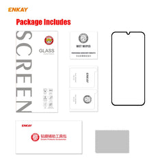 ENKAY Hat-Prince Full Glue 0.26mm 9H 2.5D Tempered Glass Full Coverage Film, For Huawei Nova 8 SE, For Samsung Galaxy A12 (1 PC), For OnePlus Nord N10 5G, For OnePlus Nord N100